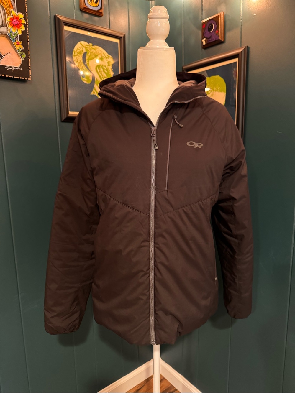 Outdoor Research Refuge Hooded Jacket- Black